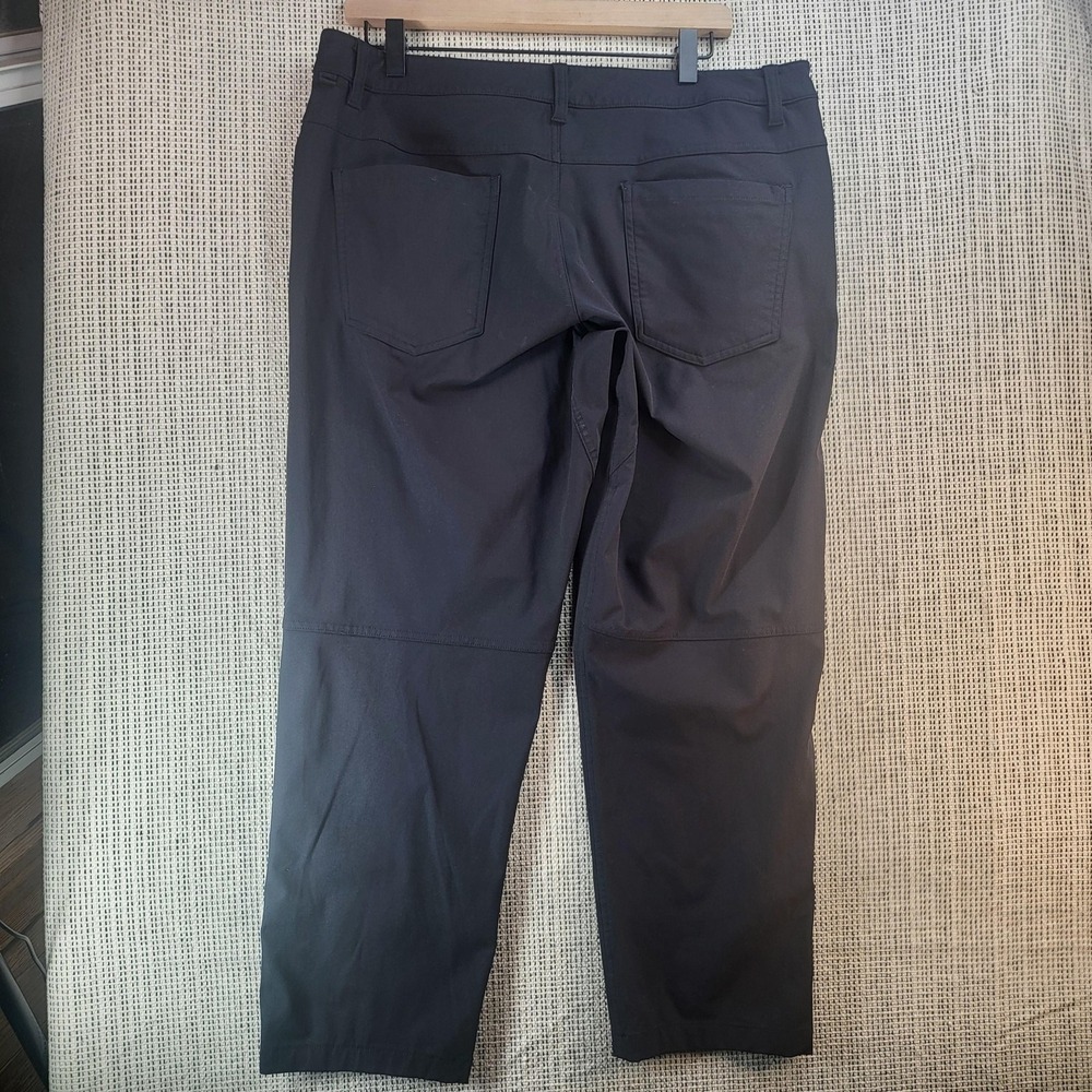 Lululemon Pants Mens 34 Dark Gray Performance Polyester Casual Travel Tech Golf - Picture 6 of 7